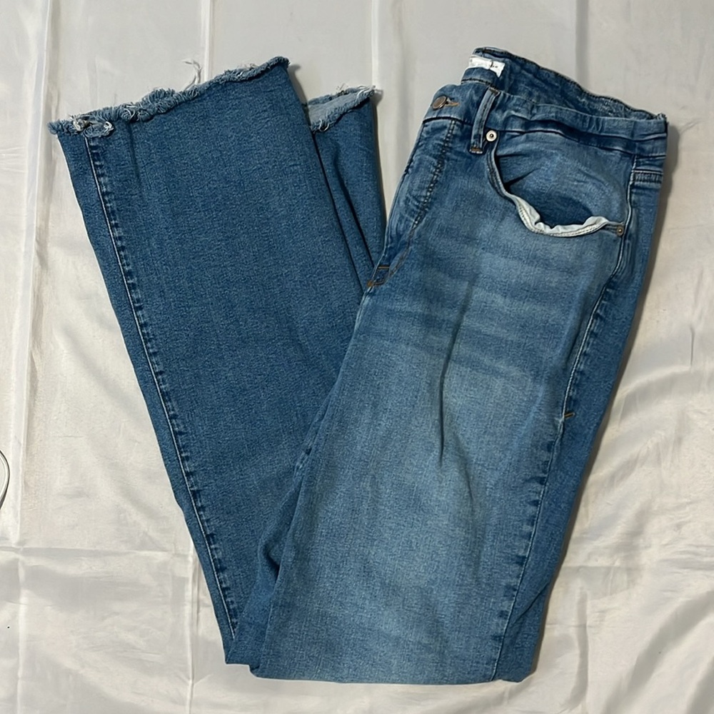 Blue Women's Straight-Leg Jeans